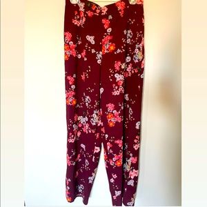 Dark purple Floral pant